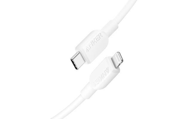 Anker USB C to Lightning Cable 180CM, MFi Certified for iPhone 14 Series, and More (Charger Not Included) - White